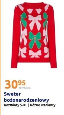 Sweter bożonarodzeniowy promocja w Action