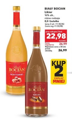Likier różne rodzaje promocja w Kaufland