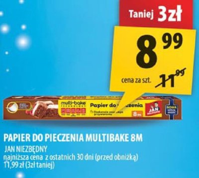 Papier do pieczenia Multicare 8m promocja w Arhelan
