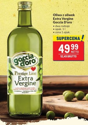 Oliwa z oliwek Extra Vergine Goccia D'oro promocja w Makro
