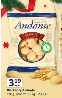 Biszkopty Andante promocja w Auchan