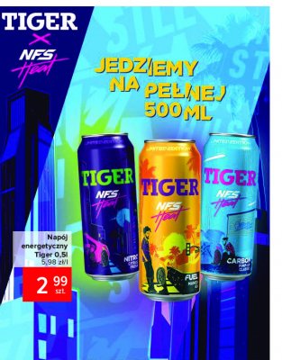 Napój nfs heat Tiger energy drink promocja