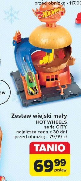 Zestaw wiejski mały Hot wheels promocja w Carrefour