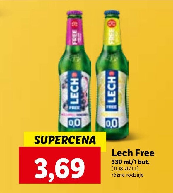 Piwo Lech free pomelo i grejpfrut promocja