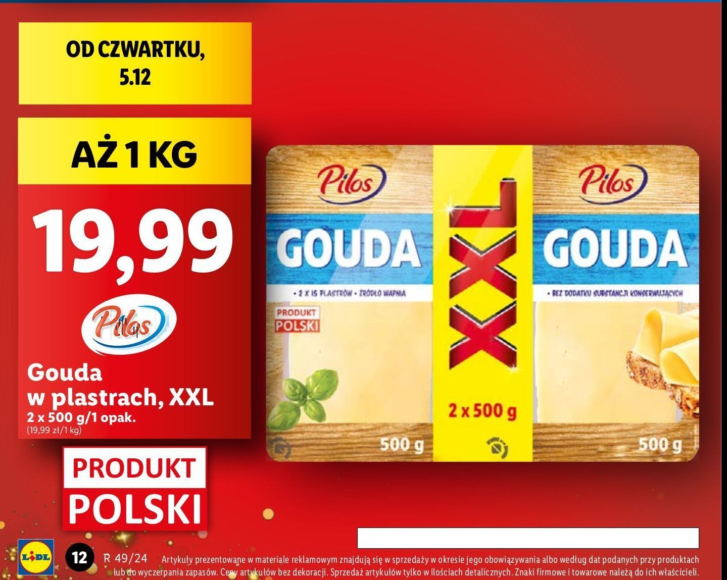 Ser gouda Pilos promocja