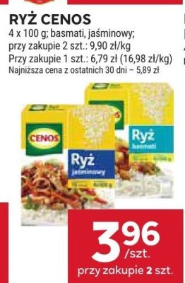 Ryż Cenos basmati, jaśminowy różne rodzaje promocja w Stokrotka