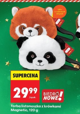Torba listonoszka z krówkami Magnetic, 120 g promocja w Biedronka