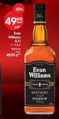 Whisky Evan Williams 0,7l promocja w Żabka