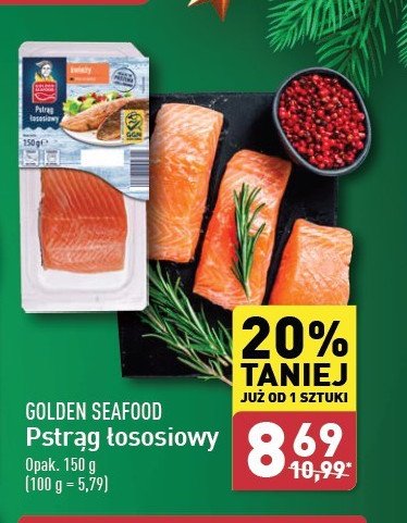 Pstrąg łososiowy Golden seafood promocja w Aldi