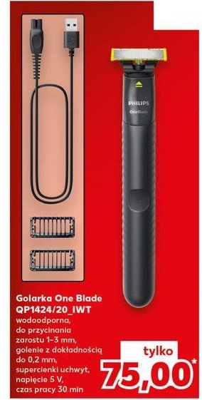 Golarka one blade qp1424/20 Philips promocja w Kaufland