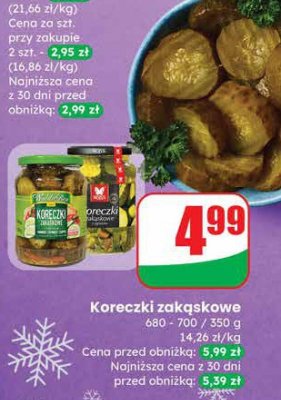 Koreczki zakąskowe promocja w Dino