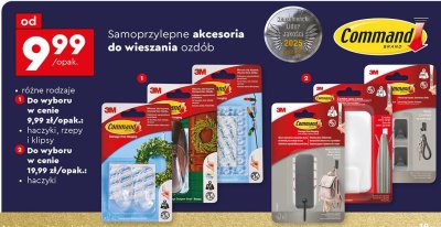 Haczyki, rzepy lub klipsy do wieszania ozdób promocja w Biedronka