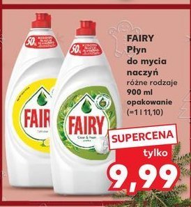 Płyn do mycia naczyń lemon Fairy promocja w Kaufland