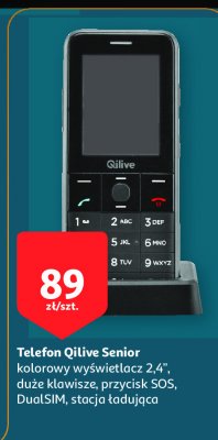 Telefon dla seniora ip64 Qilive promocja
