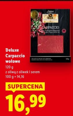 Carpaccio wołowe  promocja w Lidl