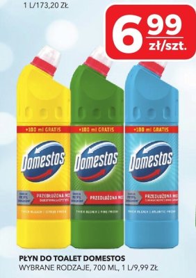 Płyn do toalet Domestos wybrane rodzaje, 700 ml promocja w Top Market