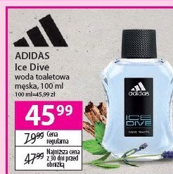 Woda toaletowa Adidas men ice dive Adidas cosmetics promocja