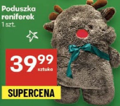 Poduszka reniferek promocja w Delikatesy Centrum
