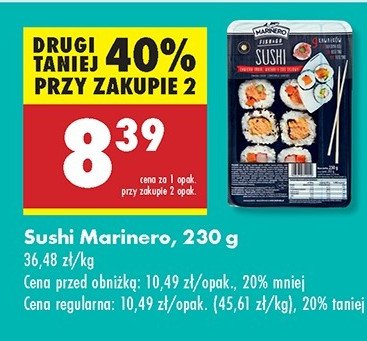 Sushi Marinero promocja w Biedronka