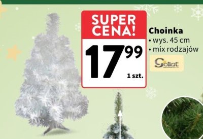 Choinka 45 cm mix rodzajów  promocja w Intermarche