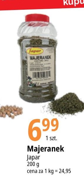 Majeranek Japar promocja