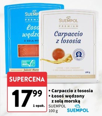 Carpaccio z łososia SUEMPOL promocja w Intermarche