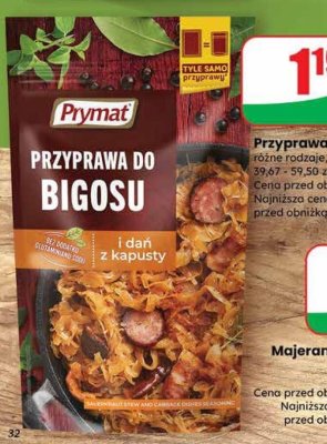 Przyprawa do bigosu promocja w Dino