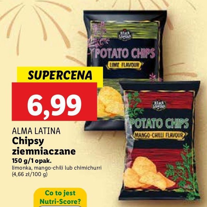 Chipsy mango-chilli flavour Alma latino promocja