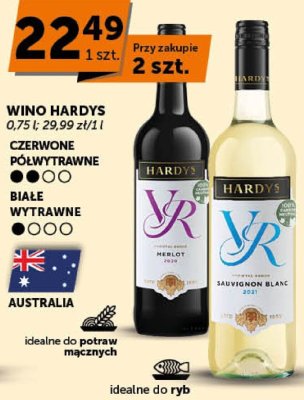Wino Hardys różne rodzaje promocja w ABC