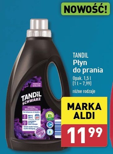 Płyn do prania black Tandil promocja