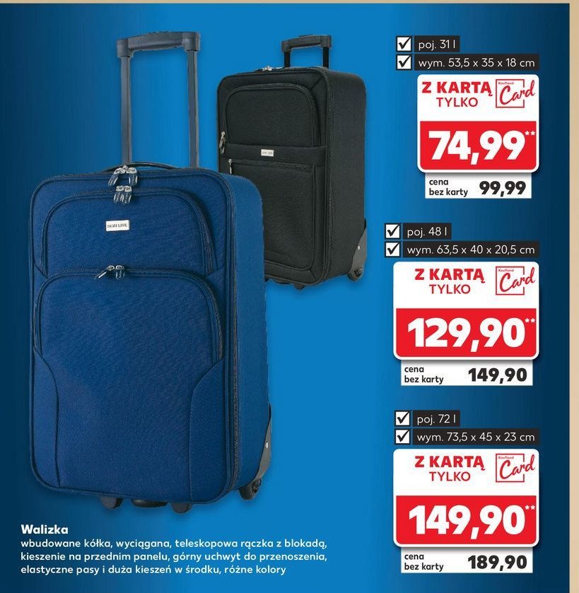 Walizka 48 l promocja