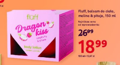 Balsam do cia艂a malina i pitaja Fluff promocja