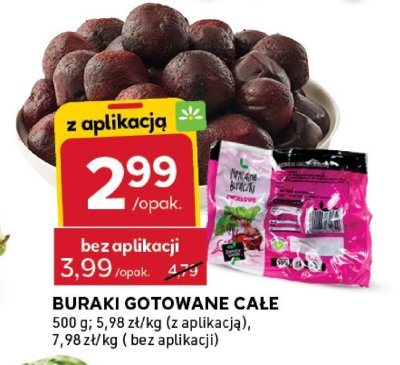 Buraki gotowane całe promocja w Stokrotka