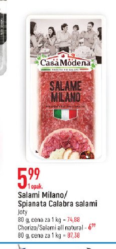 Salami all natural Casa modena promocja