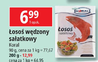 Łosoś sałatkowy Koral (graal) promocja w Leclerc