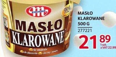 Masło klarowane 500g promocja w Selgros
