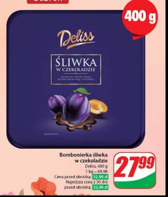 Śliwka w czekoladzie Deliss promocja