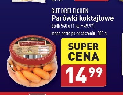 Parówki koktajlowe Gut drei eichen promocja