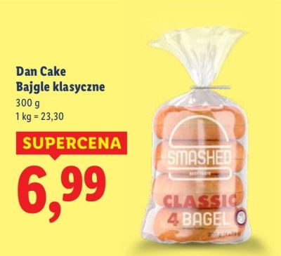 Bajgle klasyczne Dan Cake promocja w Lidl