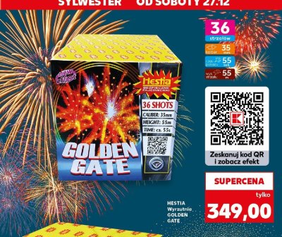 Wyrzutnia Golden Gate promocja w Kaufland