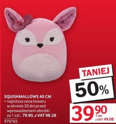 Pluszak Squishmallows 40 cm promocja w Selgros