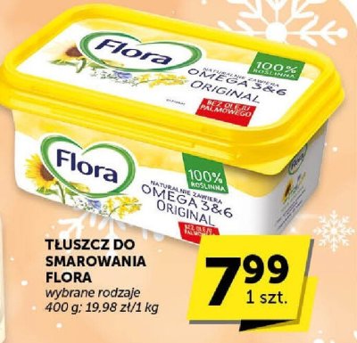 Tłuszcz do smarowania Flora wybrane rodzaje promocja w Groszek