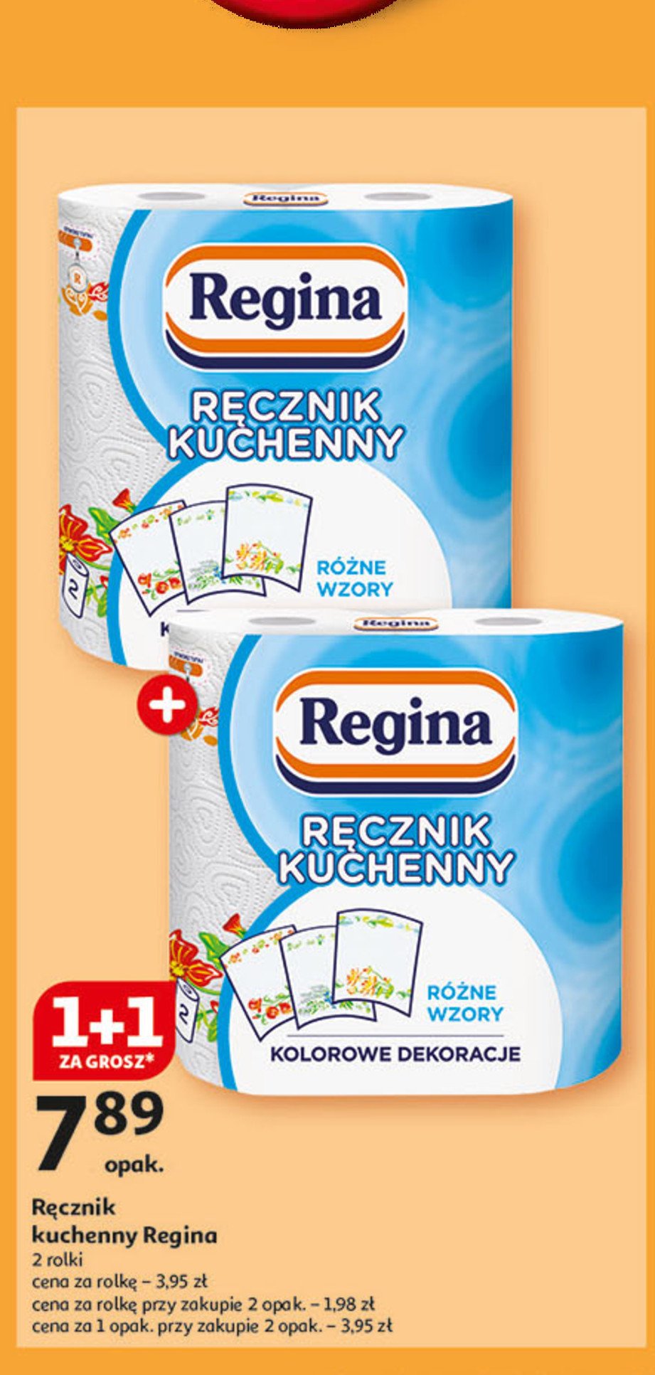 Ręcznik kuchenny kolorowe dekoracje Regina promocja