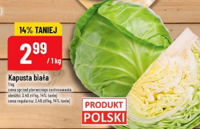 Kapusta biała promocja w POLOmarket