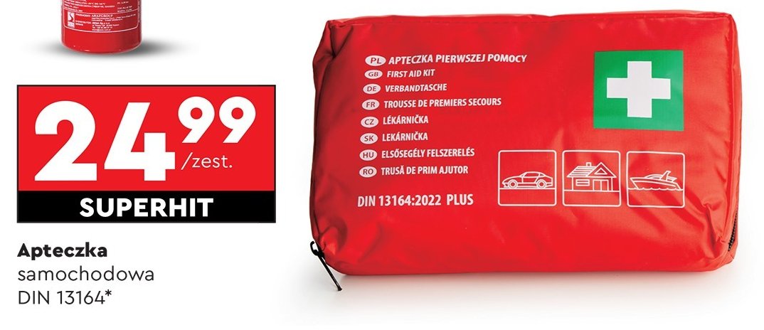 Apteczka din 13164 promocja w Biedronka