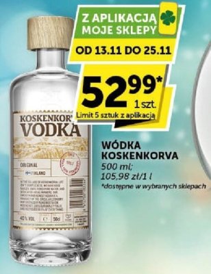 Wódka Koskenkorva 500 ml promocja w ABC