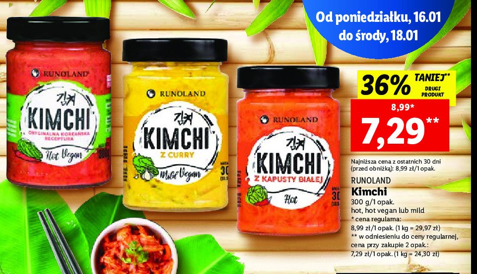 Kimchi hot Runoland promocja