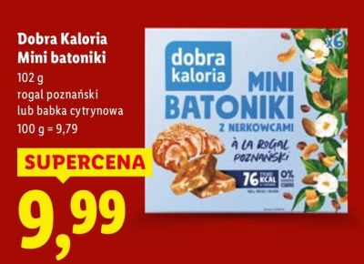Mini batoniki rogal poznański  promocja w Lidl