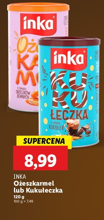 Kawa ożesz karmel Inka dobra w swej naturze promocja w Lidl