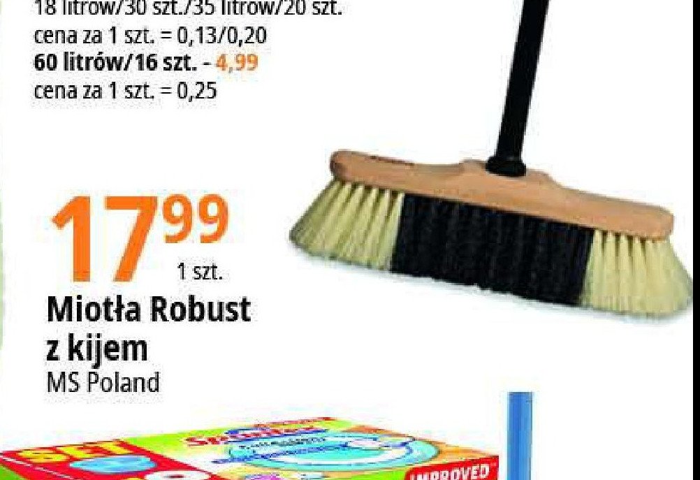 Miot艂a robust z kijem promocja
